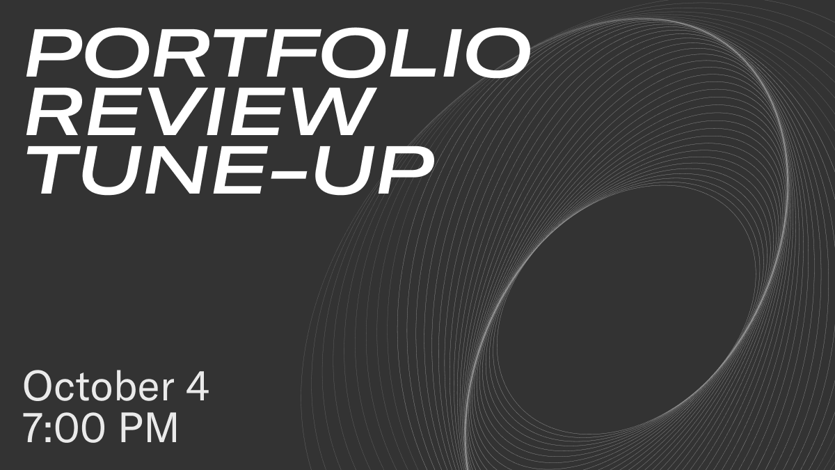 Portfolio Review Tune-up branding