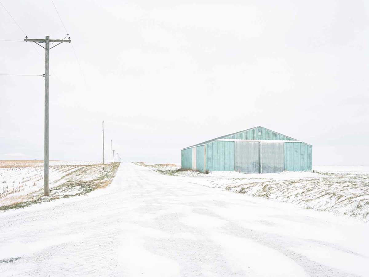 Rich Saal photograph of an Dusty Country Gravel Road